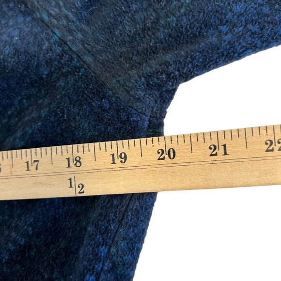 Columbia, Black and Blue Patterned Fleece Full Zip Utility‎ Jacket Size Small - Picture 4 of 5